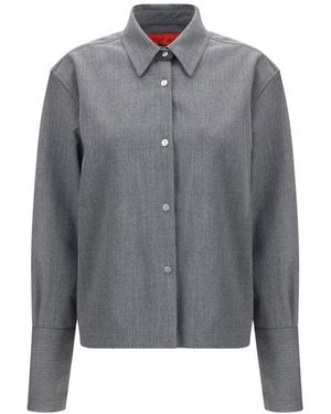 THE LATEST Classic Collar Shirt - Gray