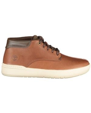 Timberland Brown Polyurethane Men's Sneaker