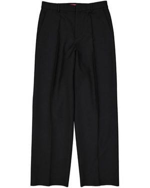 Valentino Garavani Black Silk Flared Trousers