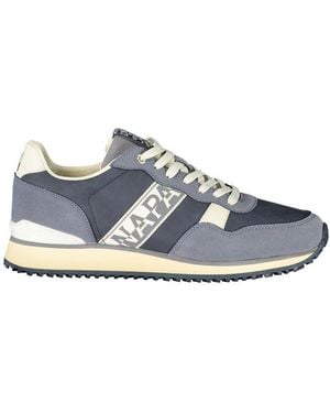 Napapijri Blue Polyurethane Men's Trainer