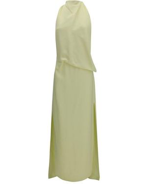 Max Mara Bicolour Viscose Casual Dress - Green