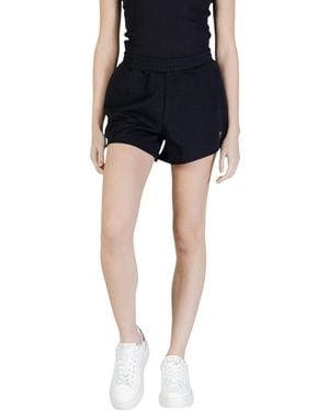 Guess Black Polyester Short And Mini Shorts