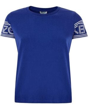 KENZO Cotton Tops & T-Shirt - Blue