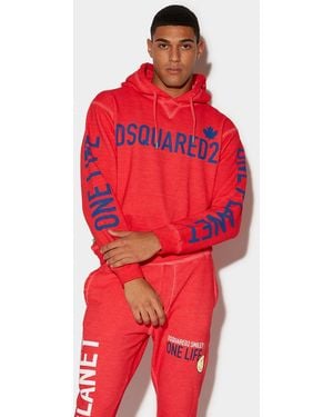 DSquared² Red Fibres Sweatshirt