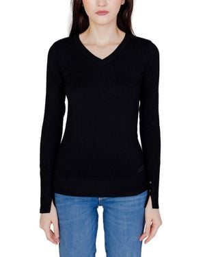 Guess Black Cotton Tops & T