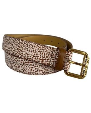Borbonese Brown Leather Belt