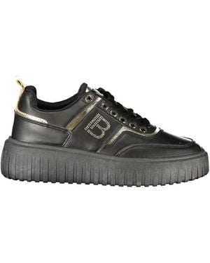 Laura Biagiotti Black Polyester Trainer