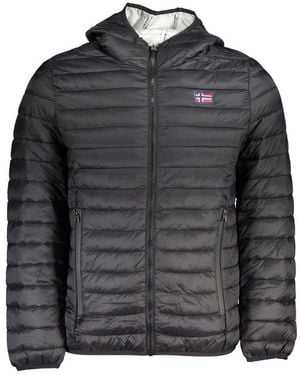 Norway 1963 Black Polyamide Men's Jacket - Grey
