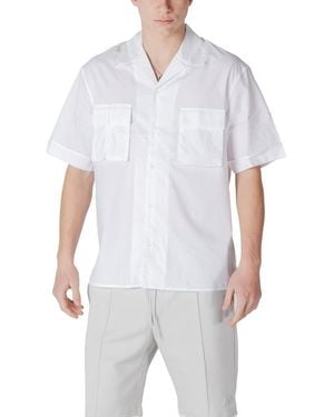 Antony Morato White Lyocell Shirt - Grey
