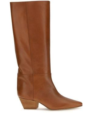 forte_forte Brown Calf Leather Bos Taurus Ankle Boots