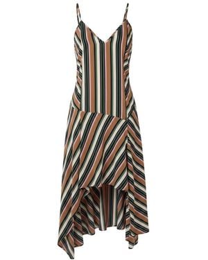 Trussardi Brown Viscose Dress - Black
