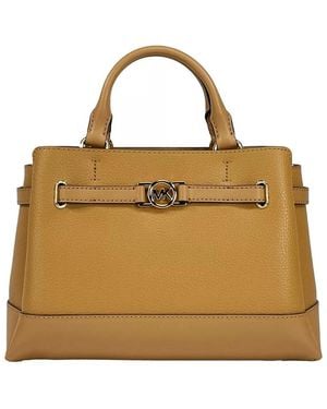 Michael Kors Reed Small Belted Satchel Crossbody Bag - Black