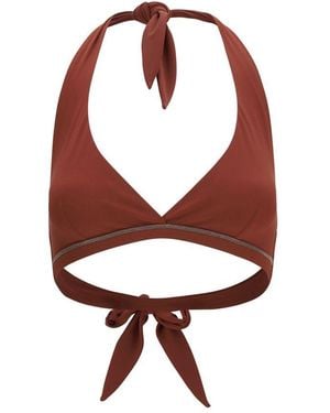 Brunello Cucinelli Multicolour Polyamide Bikini - Brown