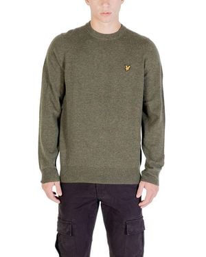 Lyle & Scott Bicolour Nylon Sweatshirt - Green