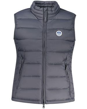 North Sails Grigio Polyester Woman Jacket - Blue