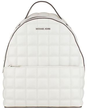 Michael Kors White Artificial Leather Backpack