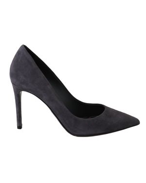 Dolce & Gabbana Dolce Gabbana Suede Leather Stiletto Shoes Heels - Grey