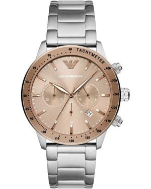 Armani Silver Stainless Steel Watch - Metallic