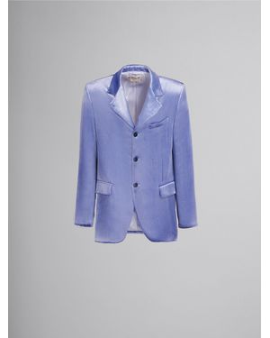 Marni Purple Fibers Blazer - Blue