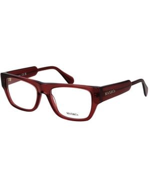 MAX&Co. Acetate Glasses (Frames) - Brown