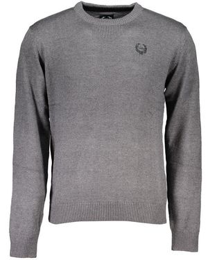 Gianmarco Venturi Grigio Cotton Men's Jumper - Grey