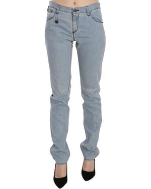 CoSTUME NATIONAL Light Blue Mid Waist Skinny Denim Jeans