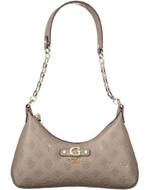 Guess Brown Polyethylene Handbag