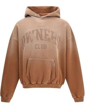 Represent Beige Cotton Sweatshirt - Brown