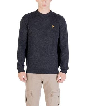 Lyle & Scott Black Nylon Sweatshirt - Blue
