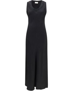 Ami Paris Black Viscose Casual Dress