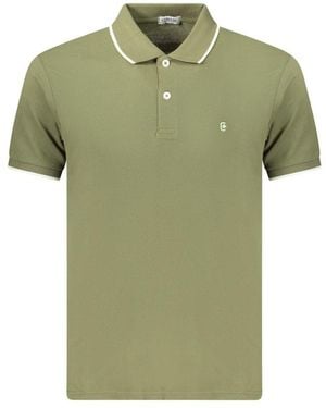 COVERI MOVING Green Cotton Men's Polo