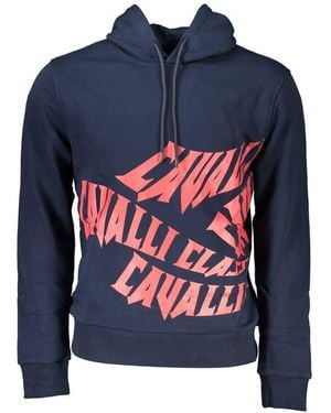 Roberto Cavalli Cotton Sweatshirt - Blue