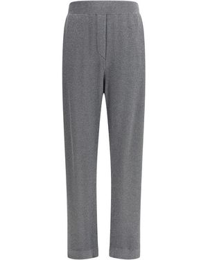 Brunello Cucinelli Knit Trousers - Grey