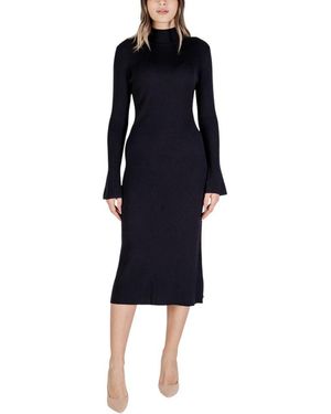 Sandro Ferrone Black Viscose Dress - Blue