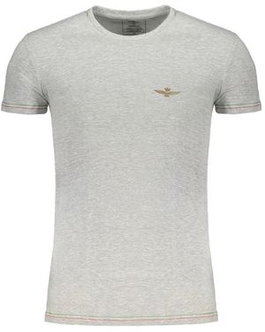 Aeronautica Militare Cotton T-Shirt - Grey