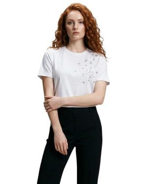 Liu Jo Cotton T-Shirt - Black