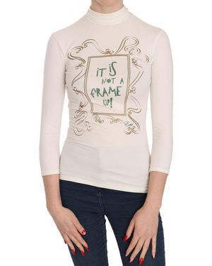 Exte Crew Neck It Is Not A Frame Up! Print Blouse - Multicolour