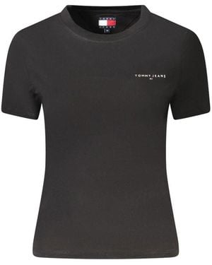 Tommy Hilfiger Cotton T-Shirt - Black