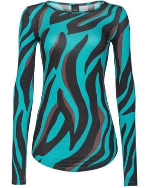 Pinko Viscose Jumper - Blue