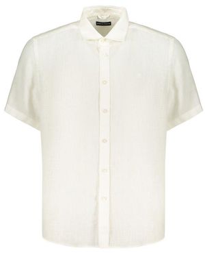 North Sails White Linen Men's Shirt