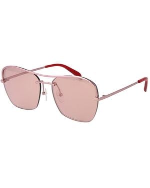 PUCCI Rose Gold Metal Sunglasses - Pink