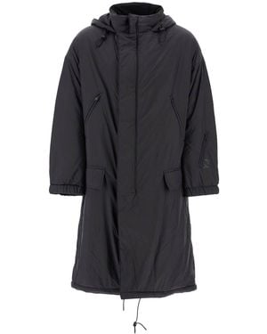 Y-3 Long Padded Nylon Parka Jacket - Black