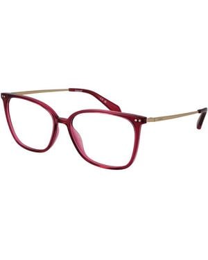 Polaroid Pink Titanium Glasses (frames) - Red