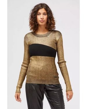 Custoline Glamorous Long-Sleeved Jumper With Fancy Print - Multicolour