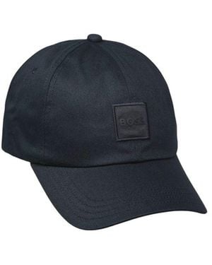 BOSS Blue Cotton Hats & Cap