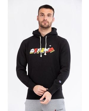 Champion Black Cotton Sweatshirt