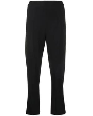 Ann Demeulemeester Cropped Straight Trousers - Black