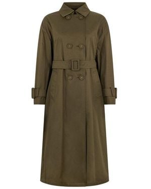 Herno Bicolor Cotton Coat - Green