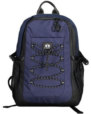 La Martina Polyester Backpack - Blue