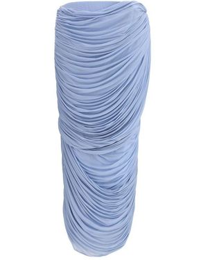 Magda Butrym Draped Midi Skirt - Blue